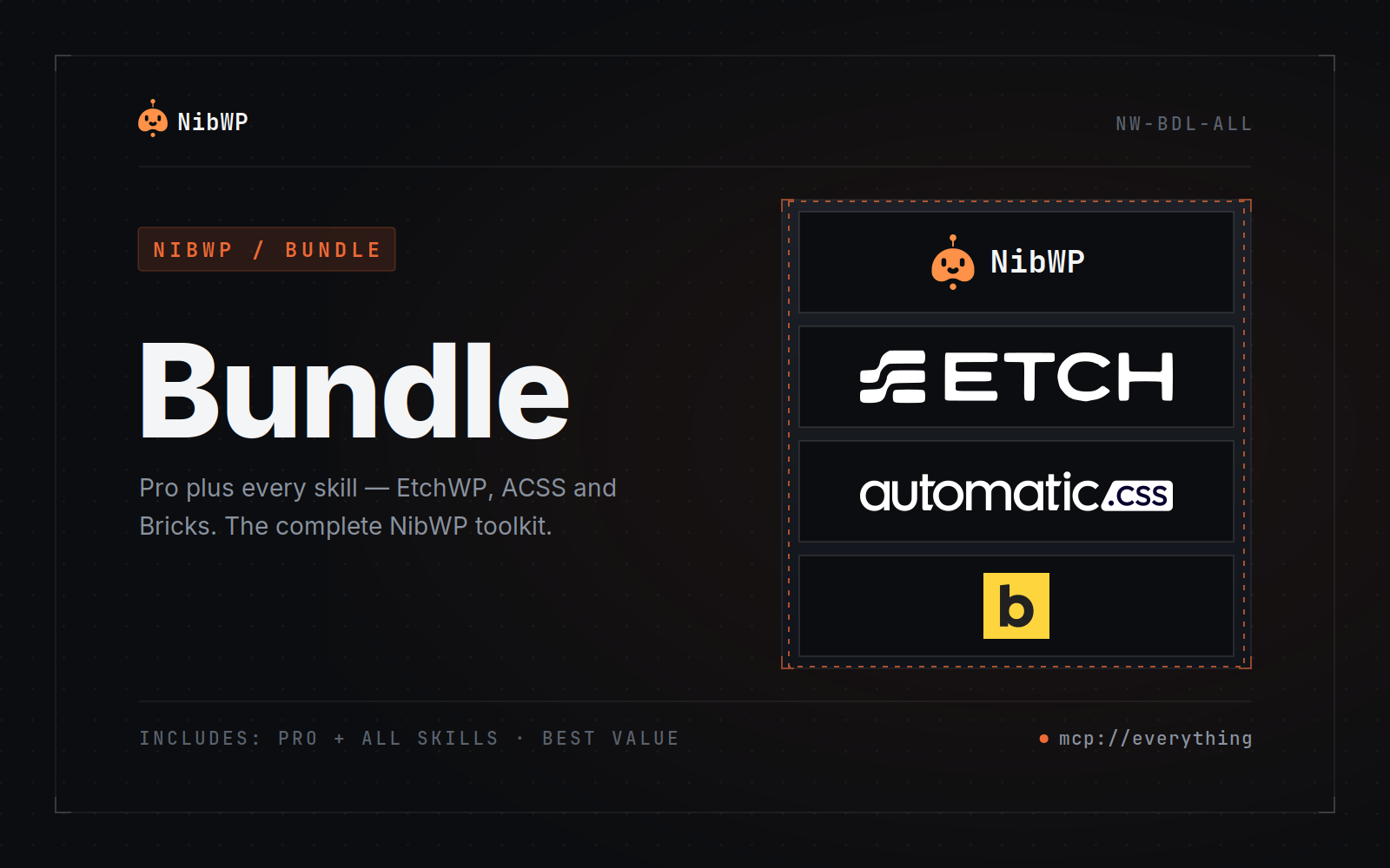 NIBWP Bundle — every Pro Skill in one license