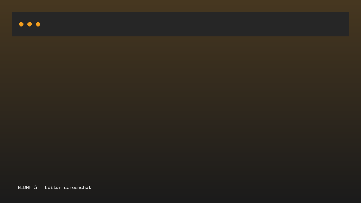 NIBWP building a WordPress page with an AI agent