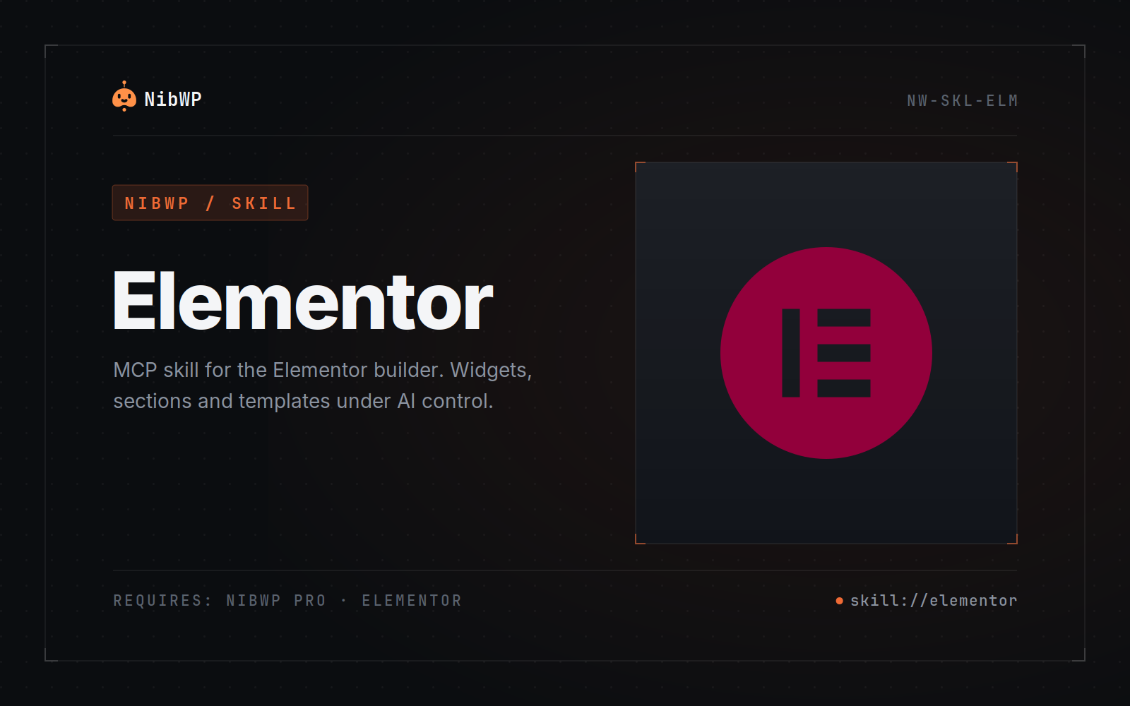 NIBWP Elementor Pro Skill