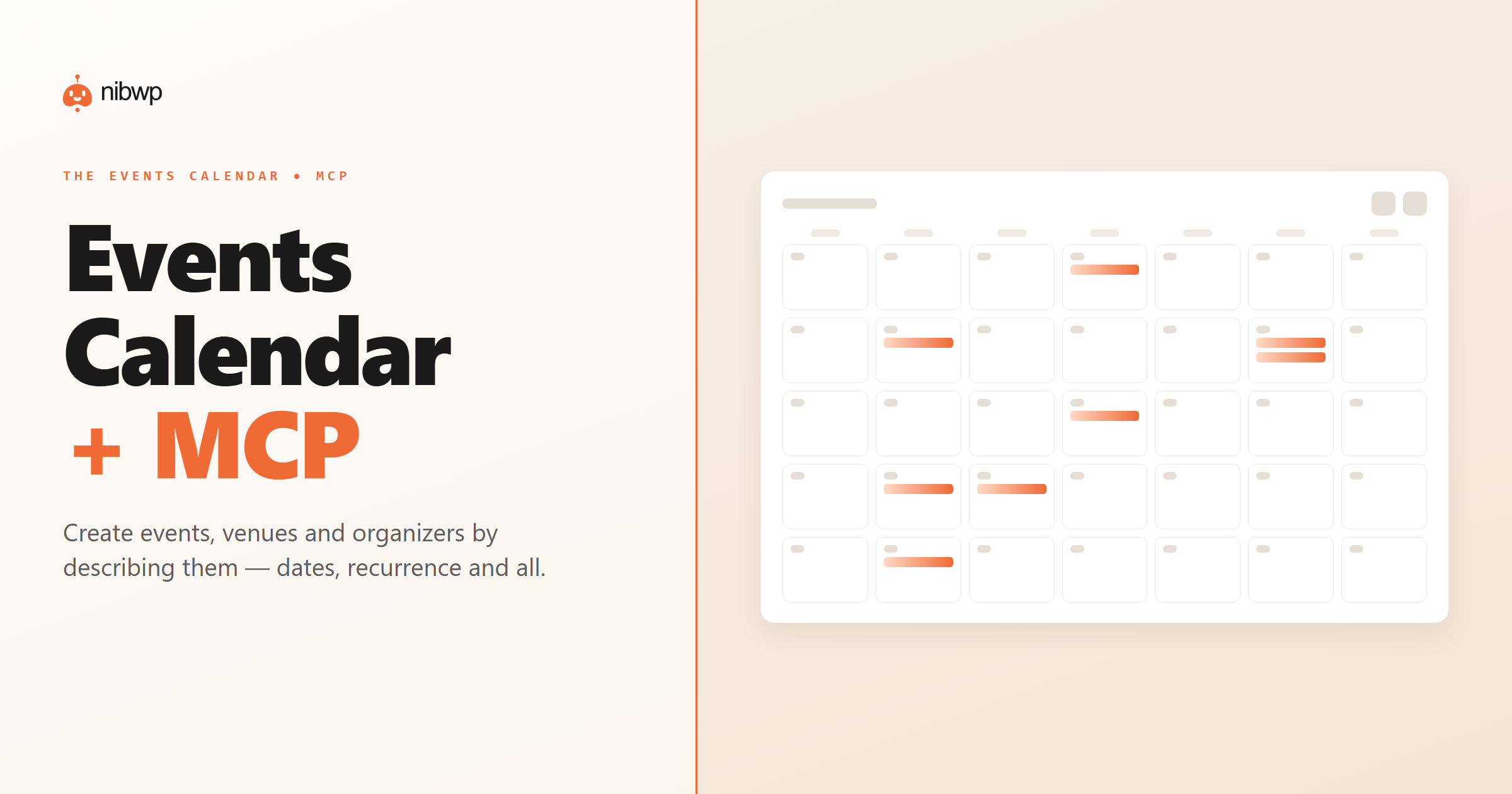 The Events Calendar and MCP — let AI work through real abilities