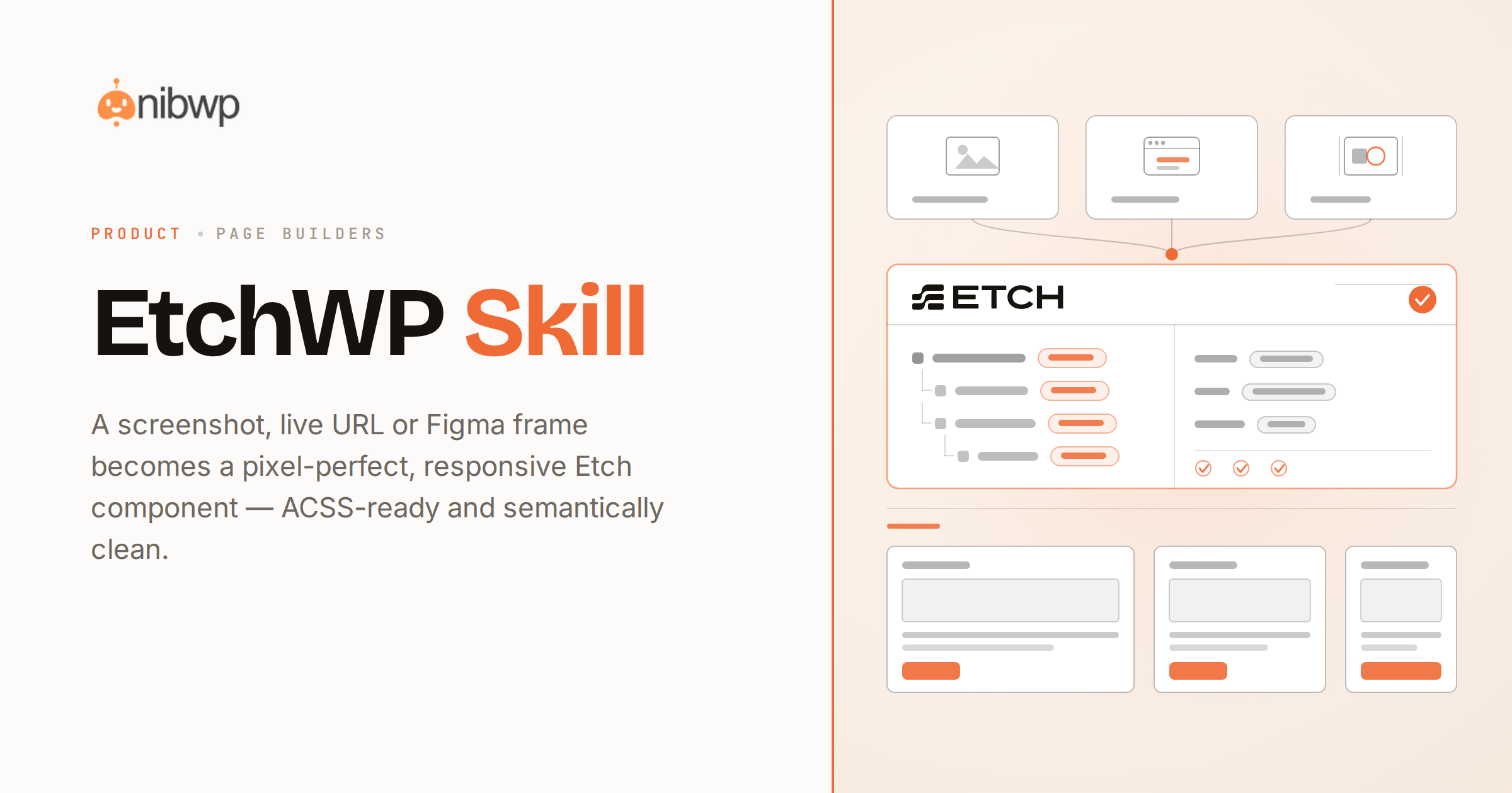 Nibwp product etchwp skill