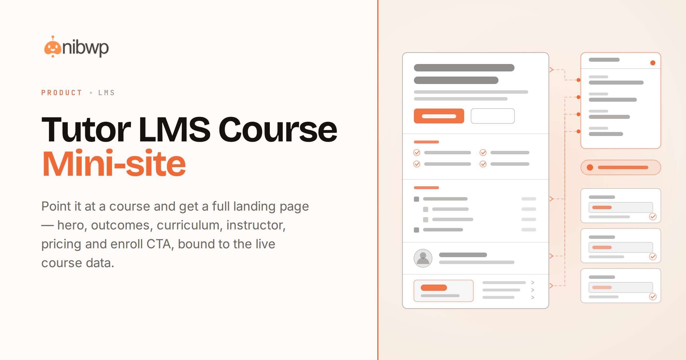 Nibwp product tutorlms minisite skill