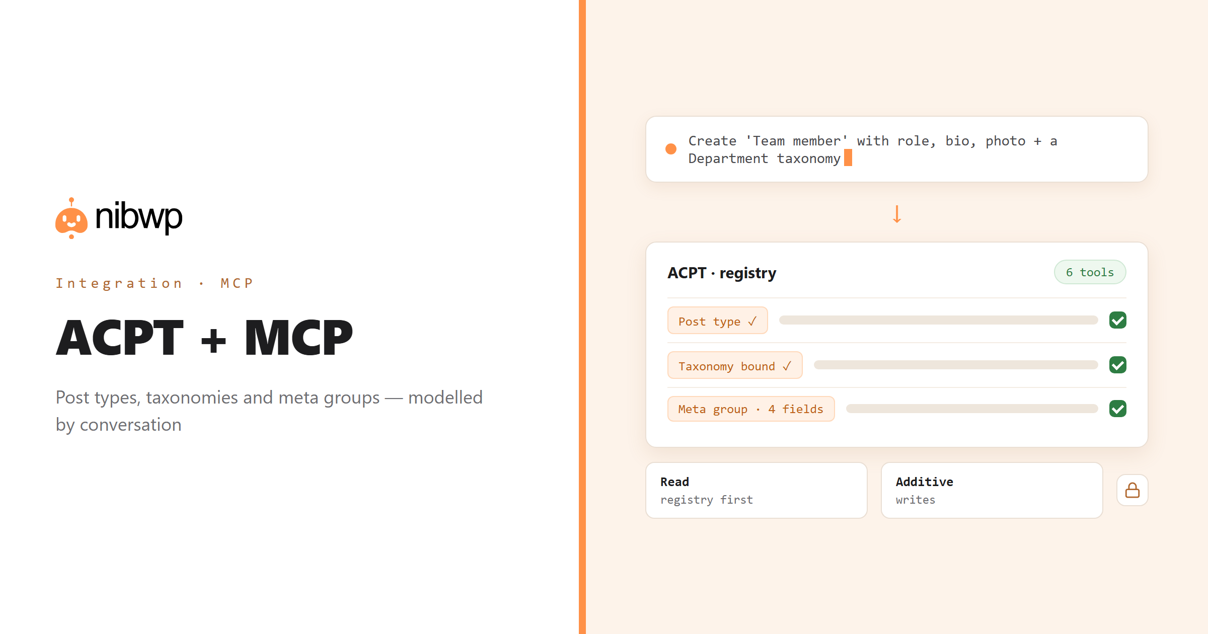 ACPT + MCP: AI operating ACPT through NibWP