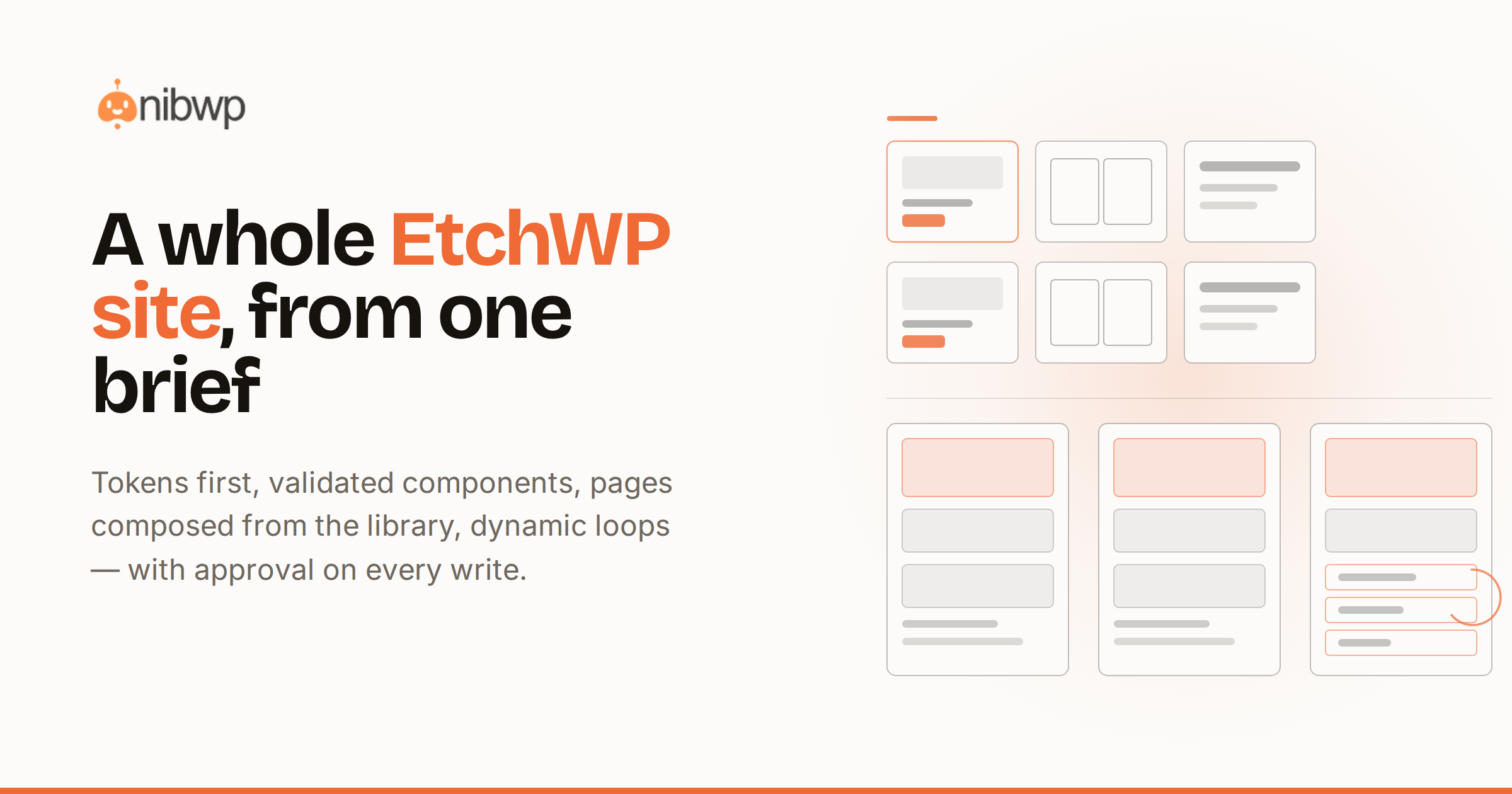 Build a whole site in EtchWP with AI, from one brief
