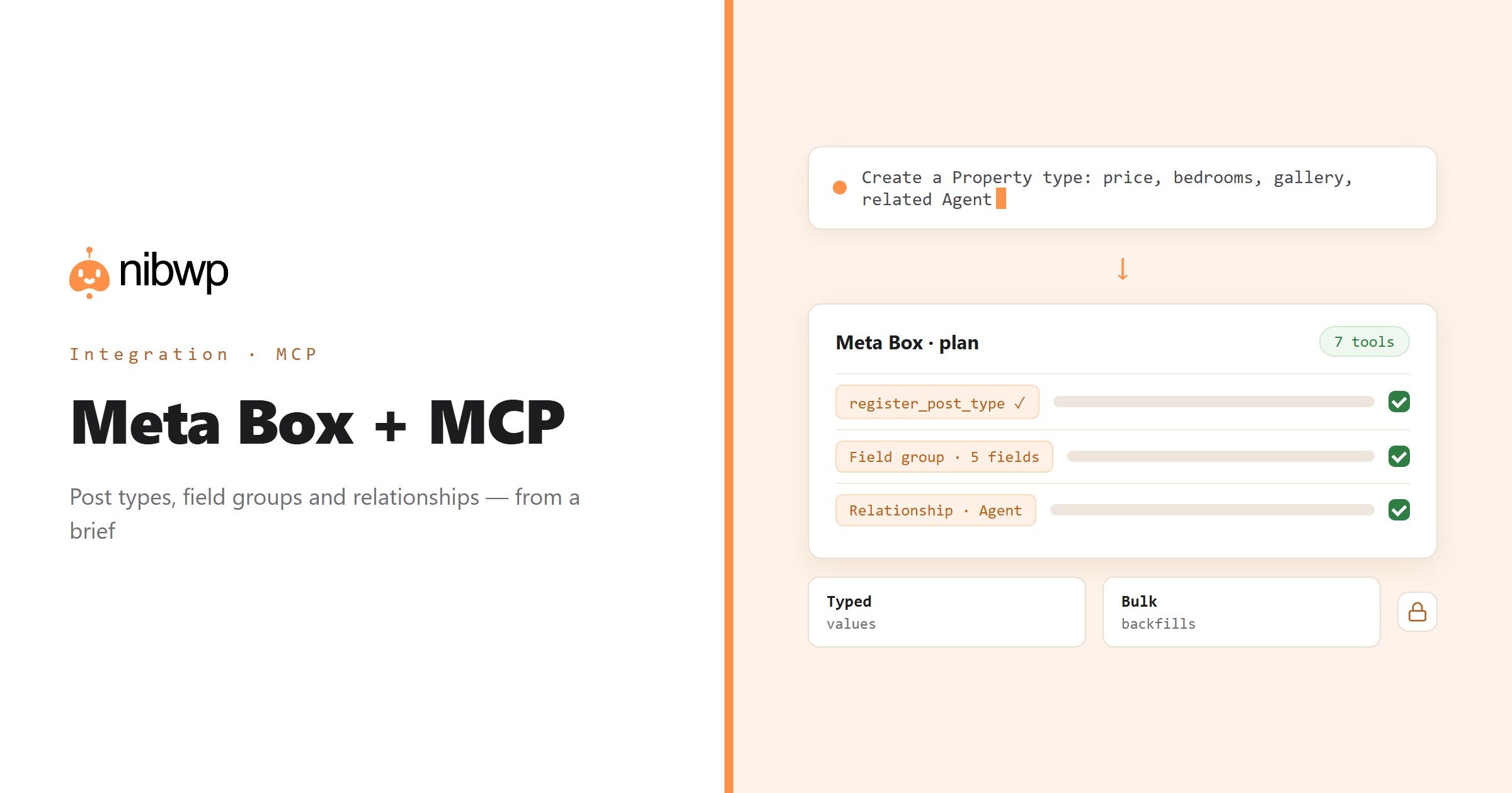 Meta Box + MCP: AI operating Meta Box through NibWP