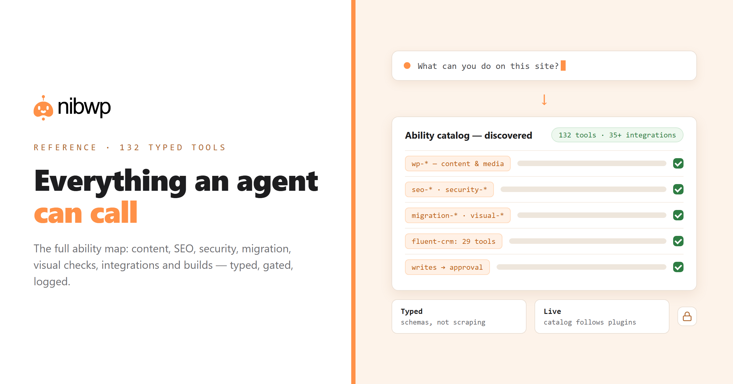 Every WordPress ability an AI agent can call through MCP (full list)
