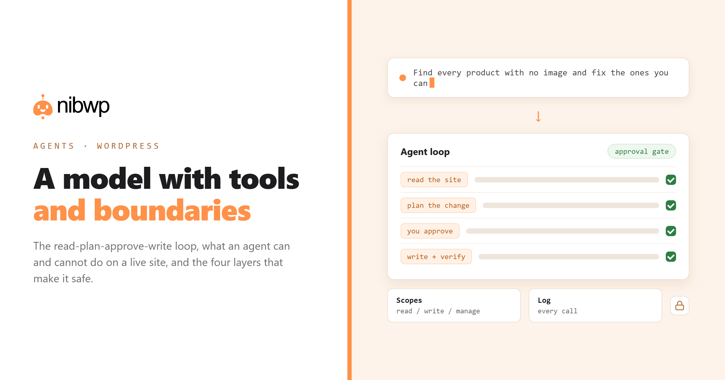 WordPress AI agent: what it is, what it can do, how to run one safely
