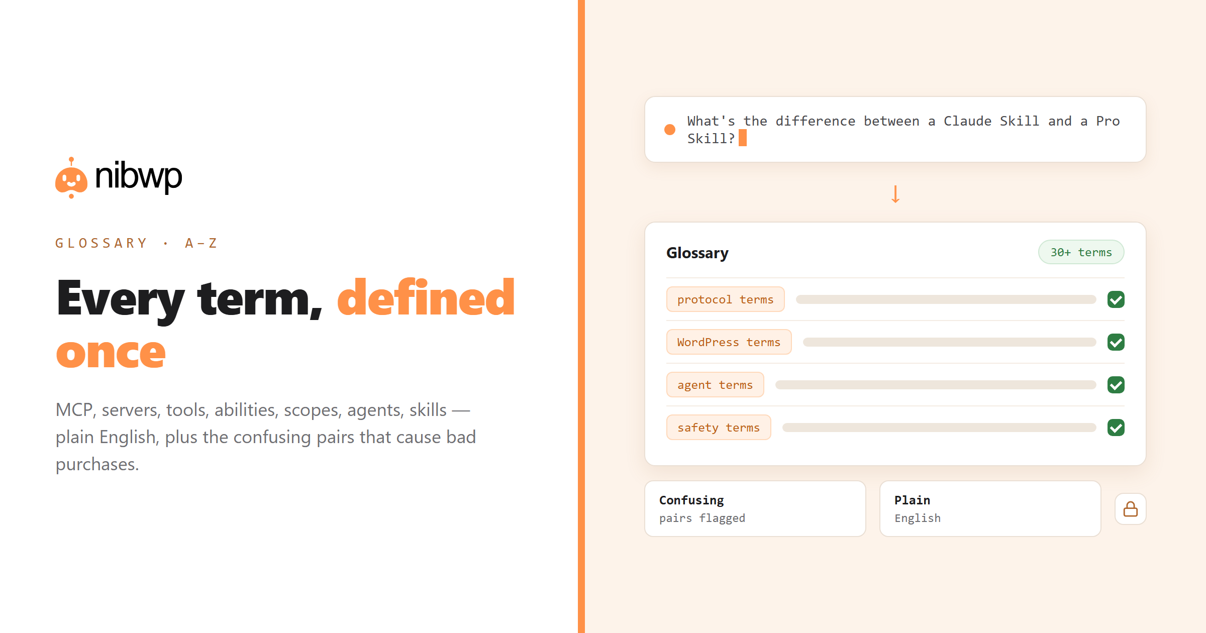 The WordPress AI glossary: MCP, abilities, agents, skills — every term defined